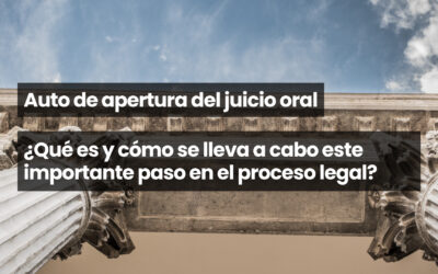 Auto de apertura del juicio oral