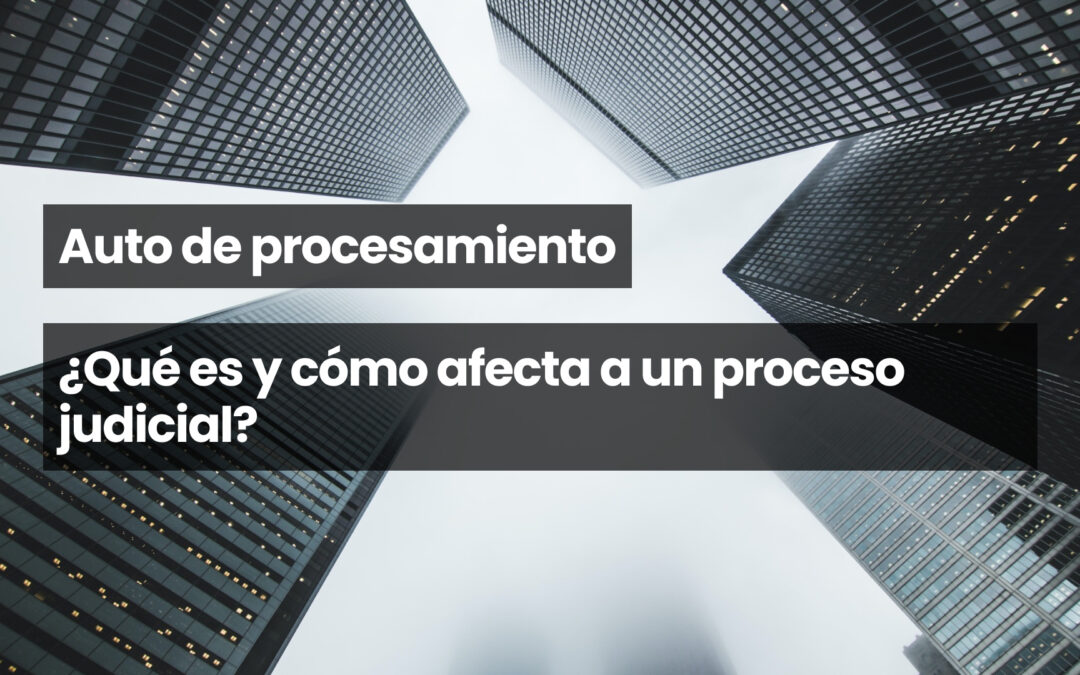 Auto de procesamiento