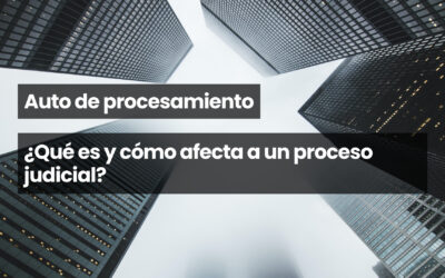 Auto de procesamiento