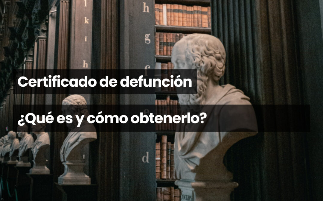 Certificado de defunción