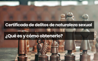 Certificado de delitos de naturaleza sexual