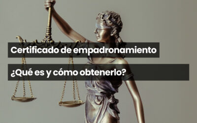 Certificado de empadronamiento