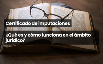 Certificado de imputaciones