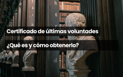Certificado de últimas voluntades