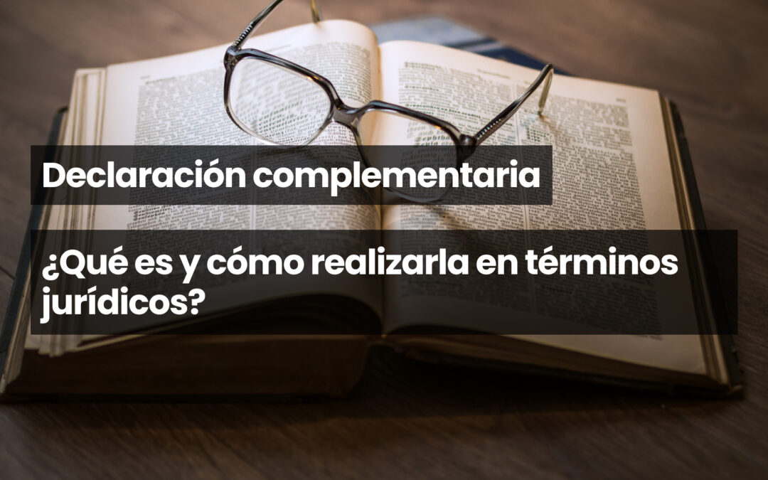 Declaración complementaria