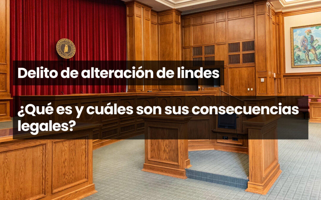 Delito de alteración de lindes