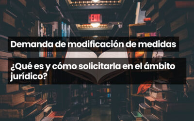 Demanda de modificación de medidas