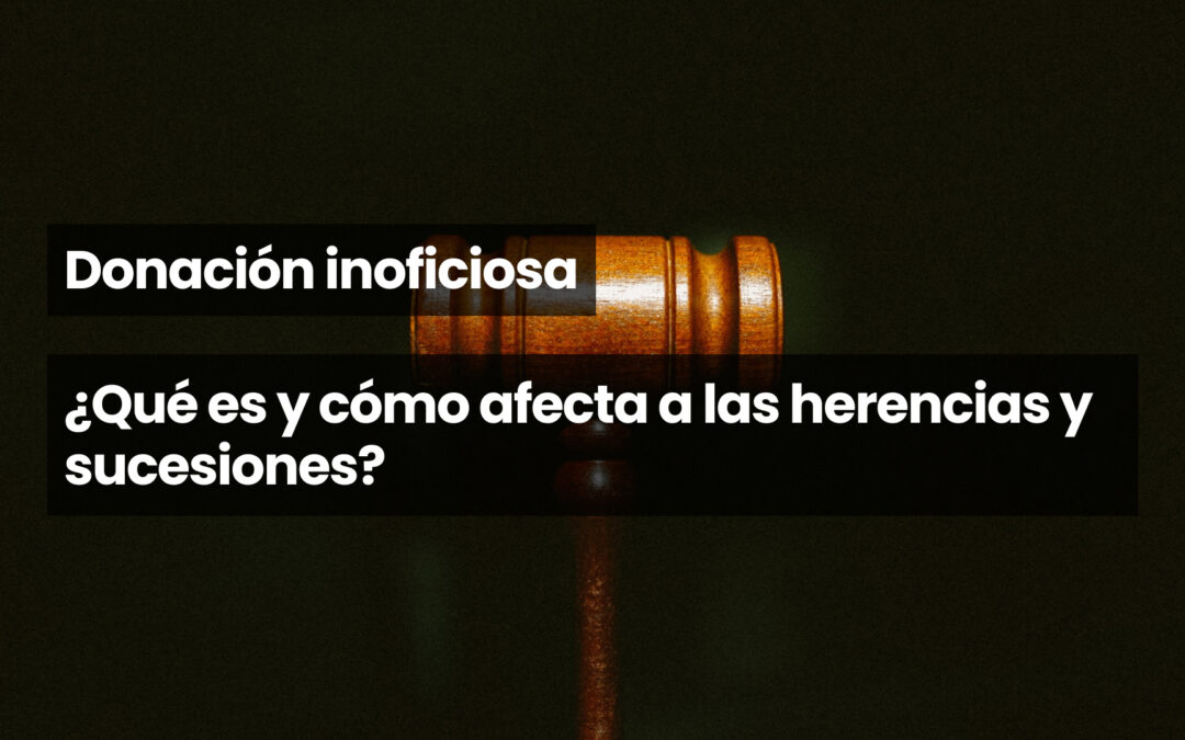 Donación inoficiosa