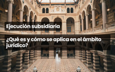 Ejecución subsidiaria