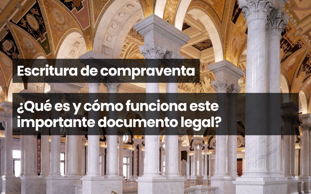 Escritura de compraventa