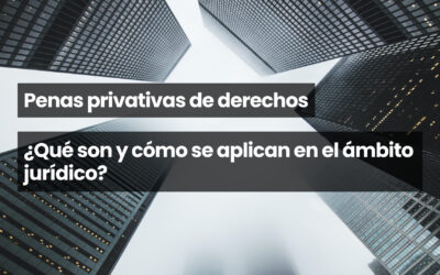 Penas privativas de derechos