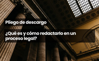 Pliego de descargo