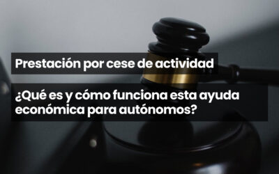 Prestación por cese de actividad