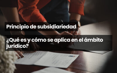 Principio de subsidiariedad