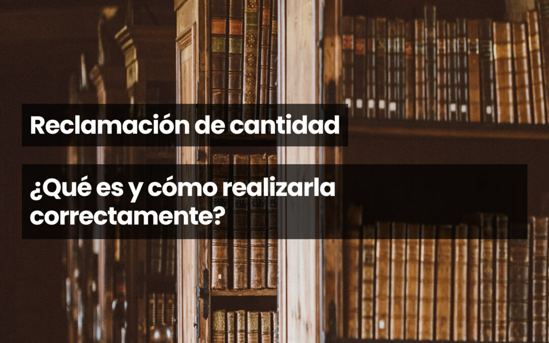 Reclamación de cantidad
