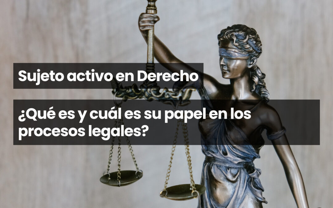 Sujeto activo