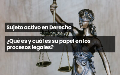 Sujeto activo