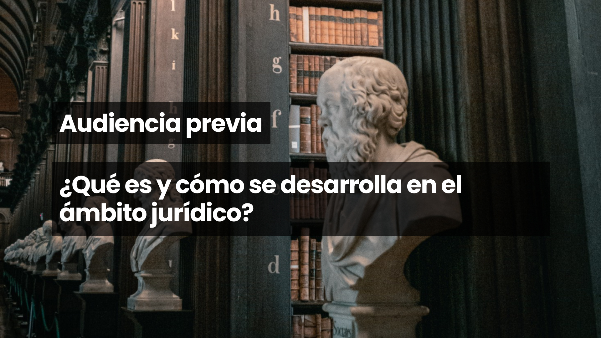 Audiencia previa
