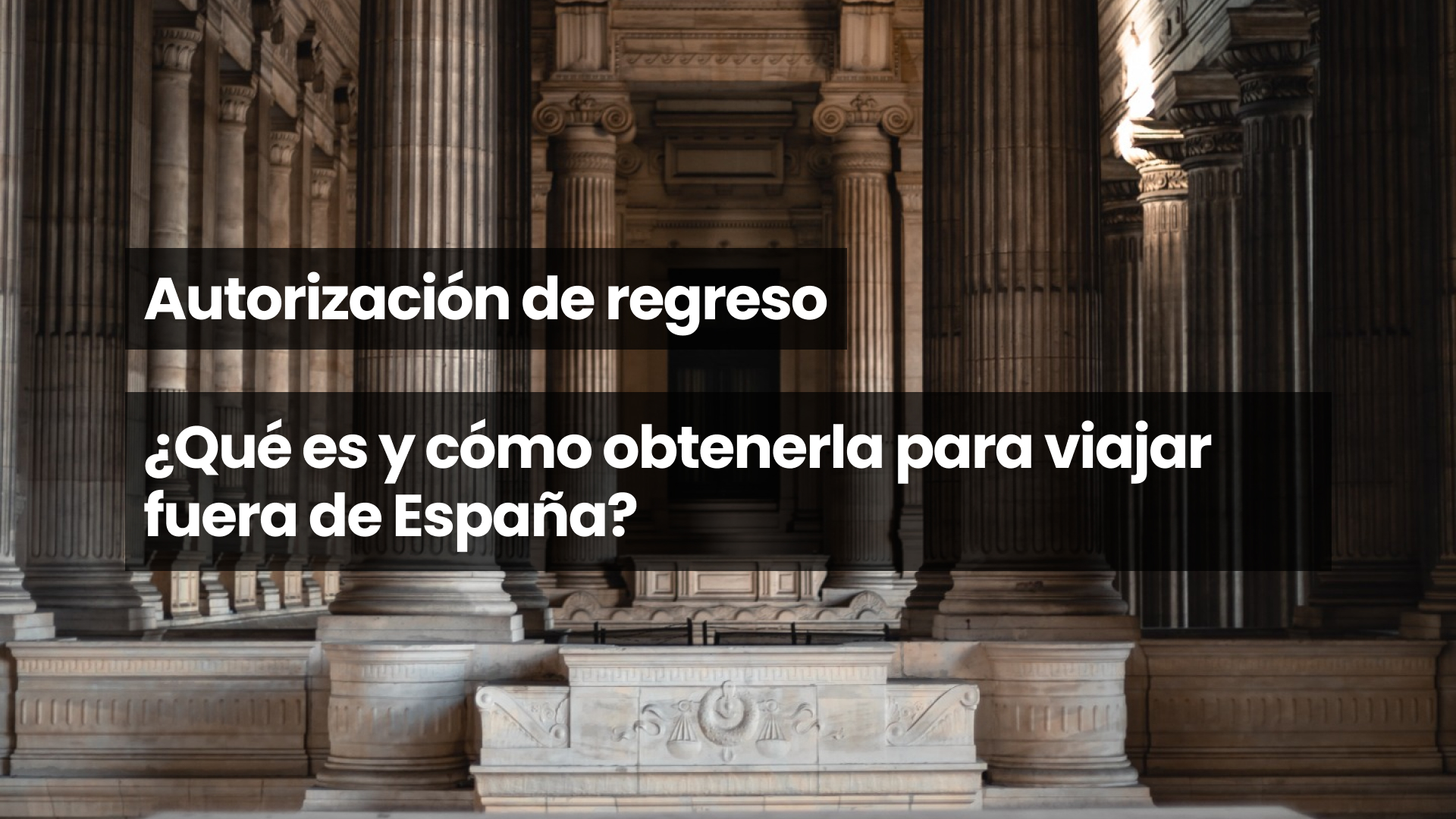 Autorización de regreso