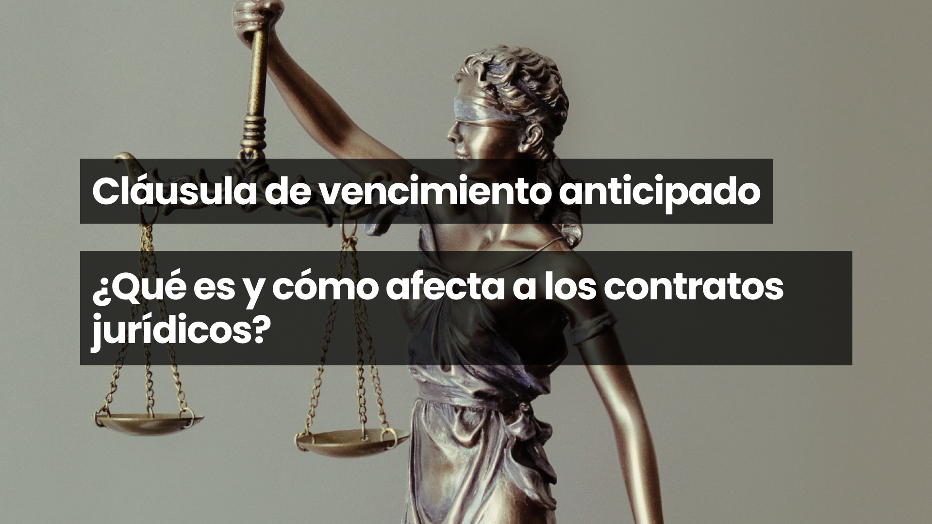 Cláusula de vencimiento anticipado