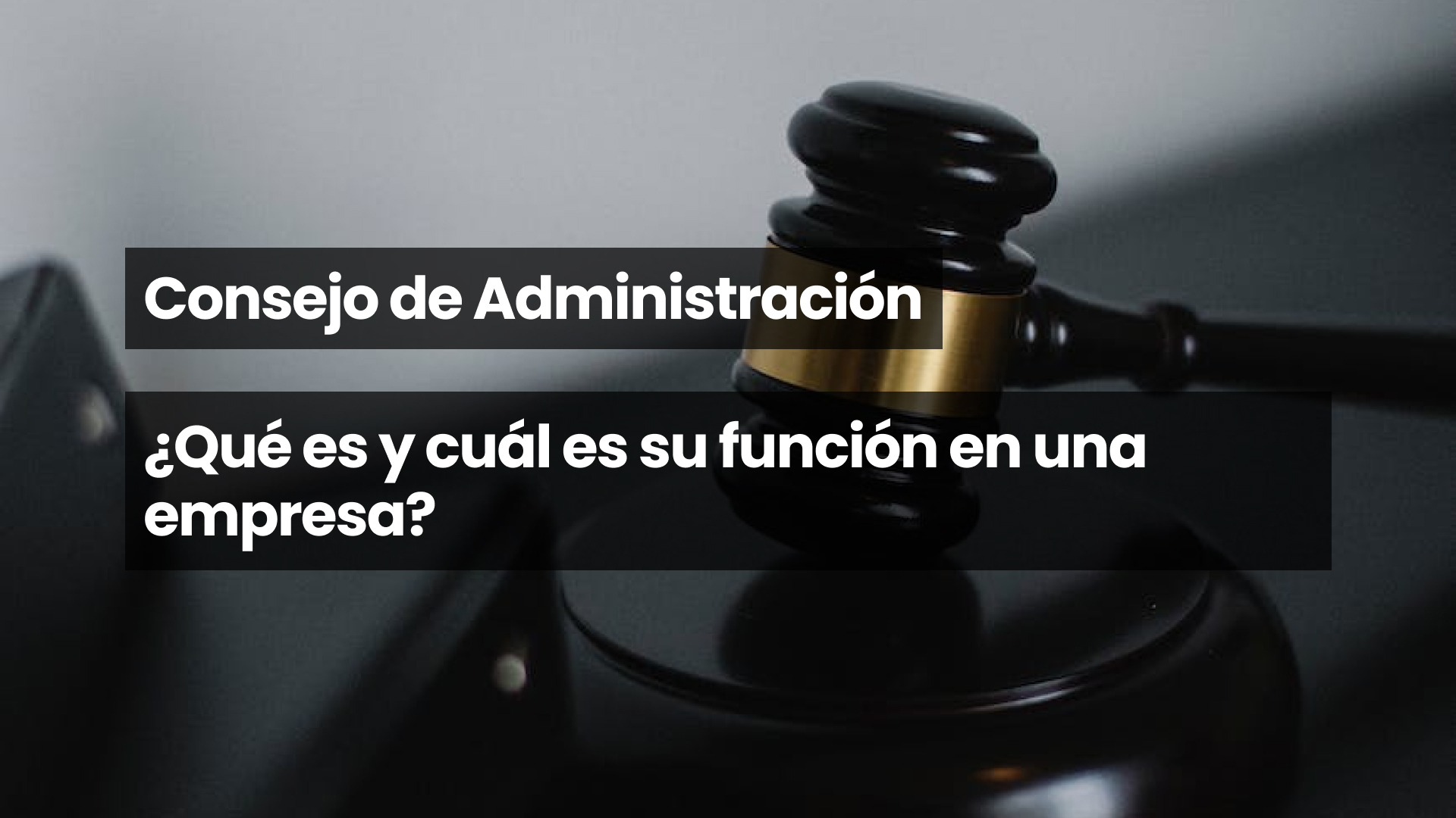 Consejo de Administración