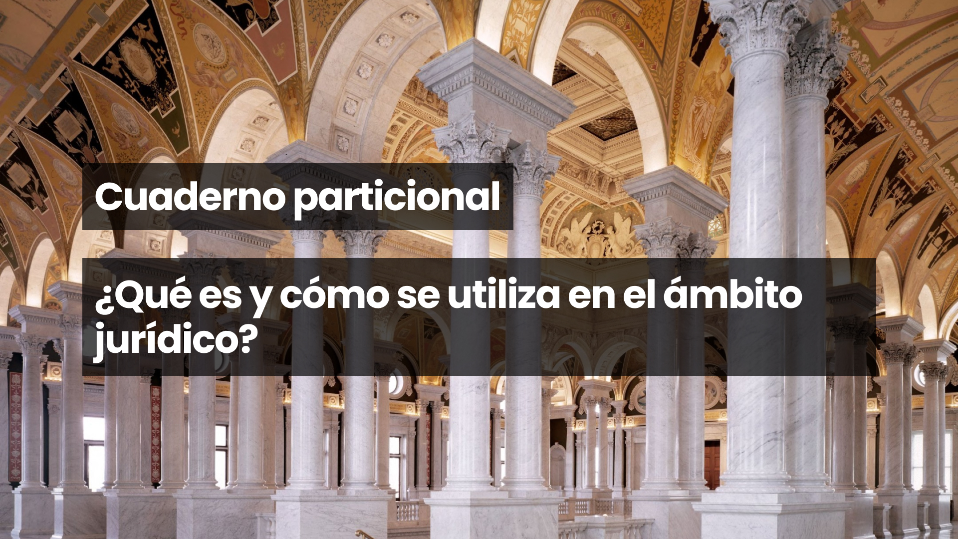 Cuaderno particional