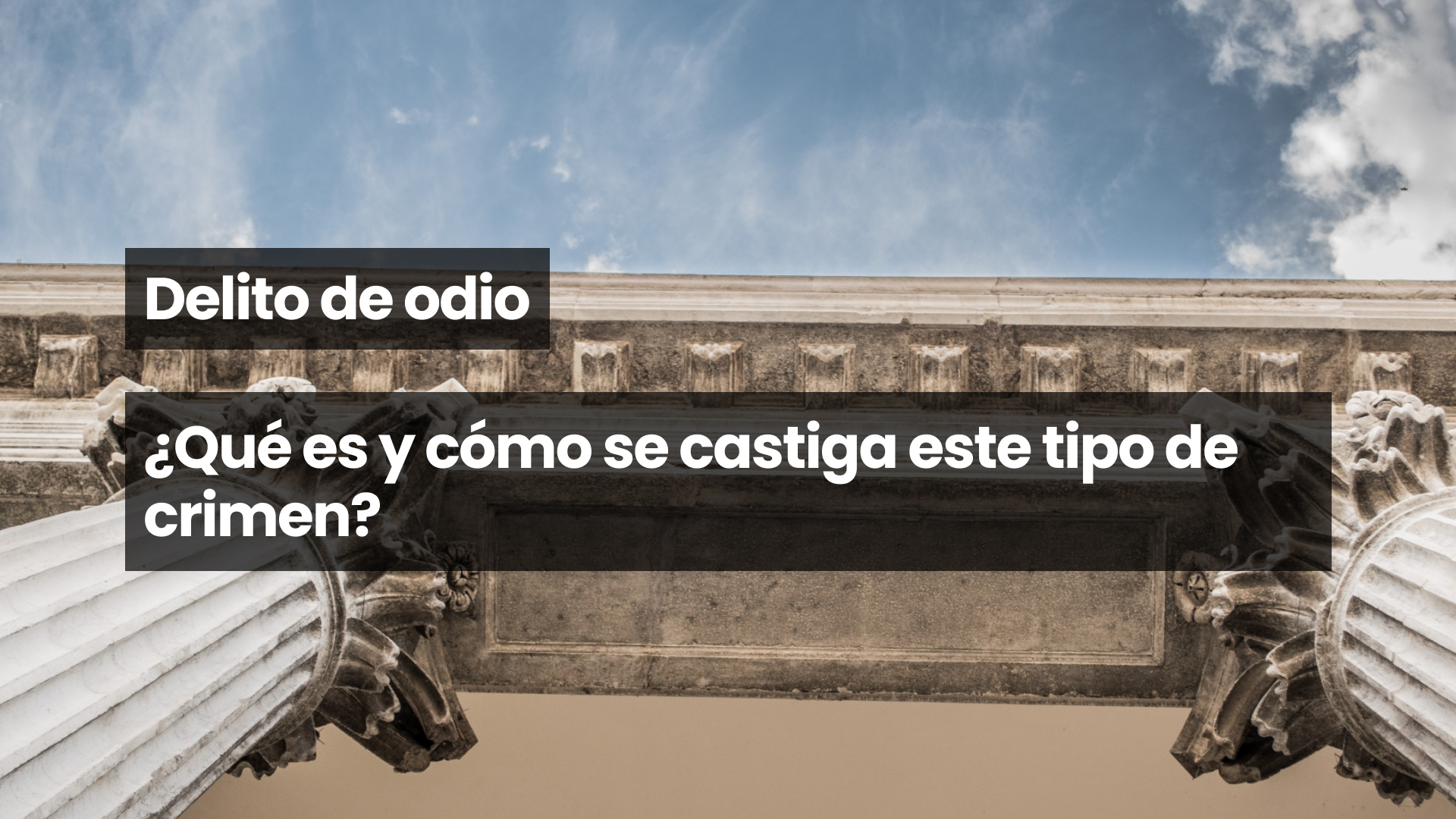Delito de odio