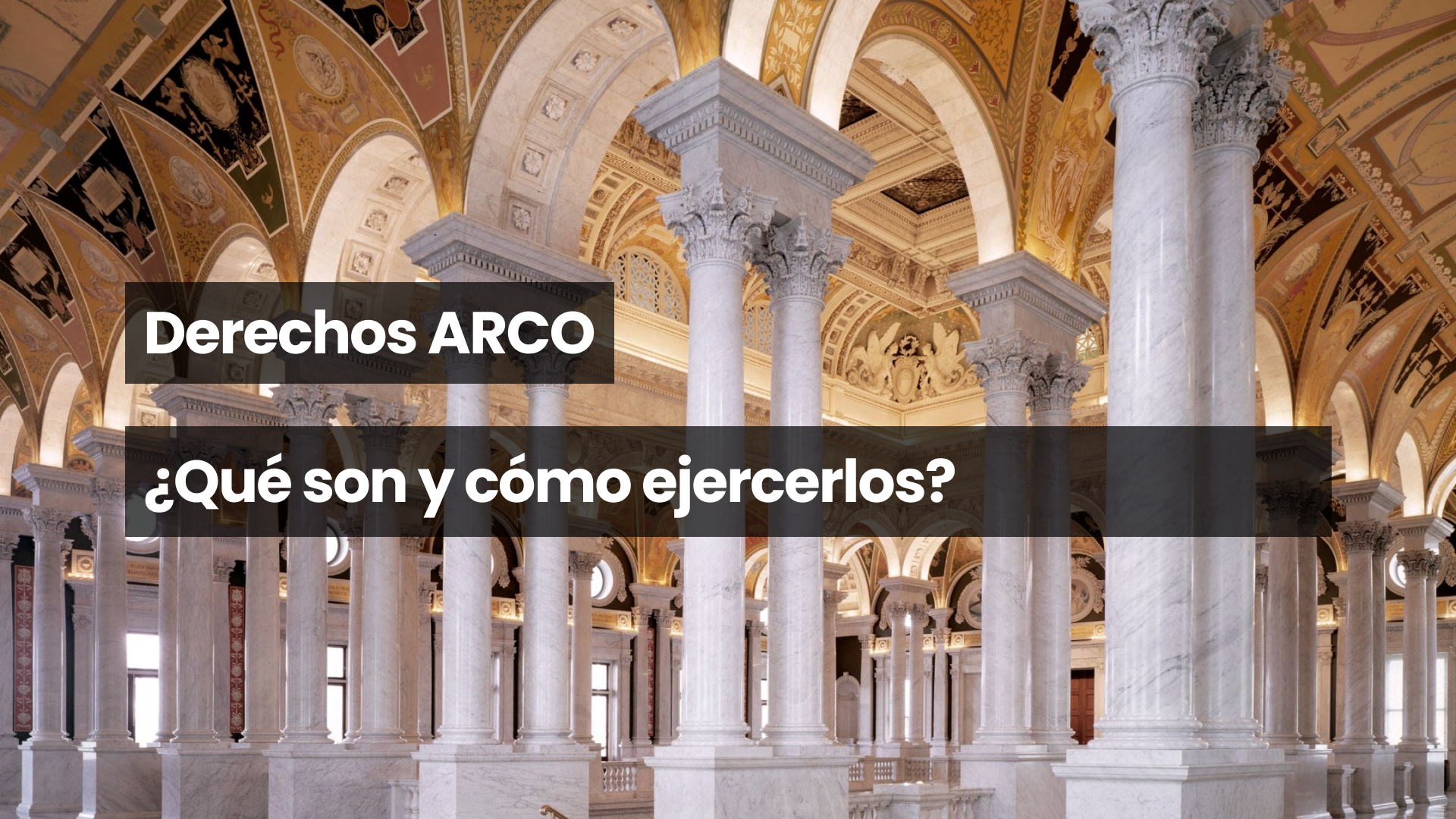 Derechos ARCO