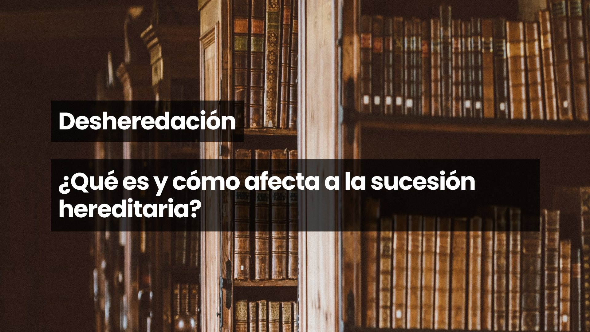 Desheredación