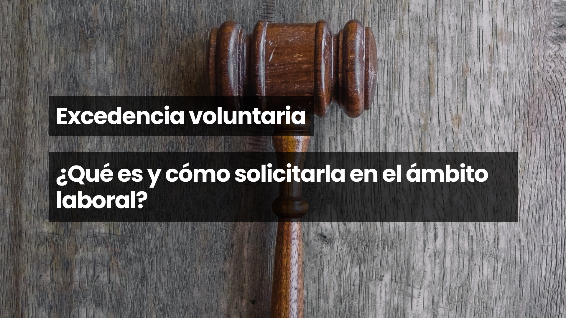 Excedencia voluntaria