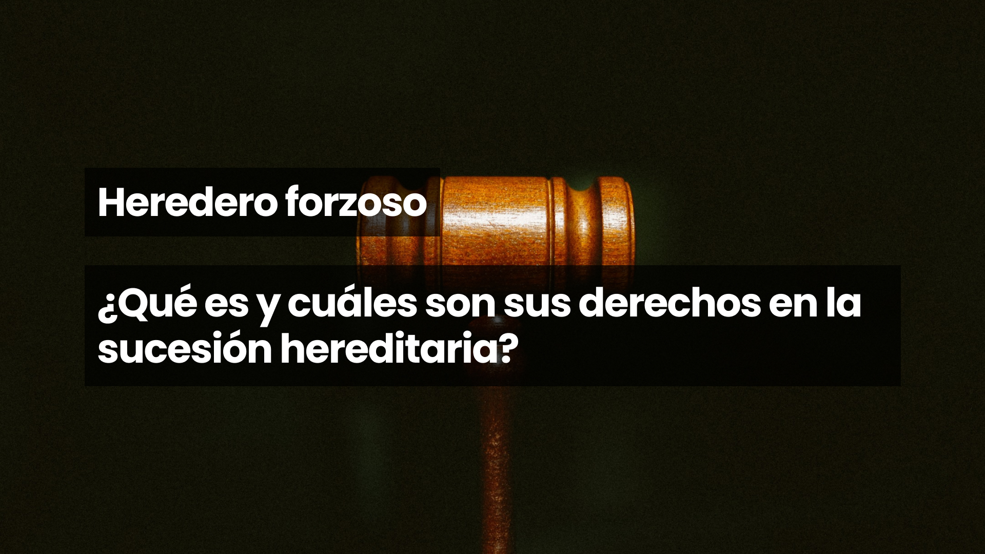 Heredero forzoso