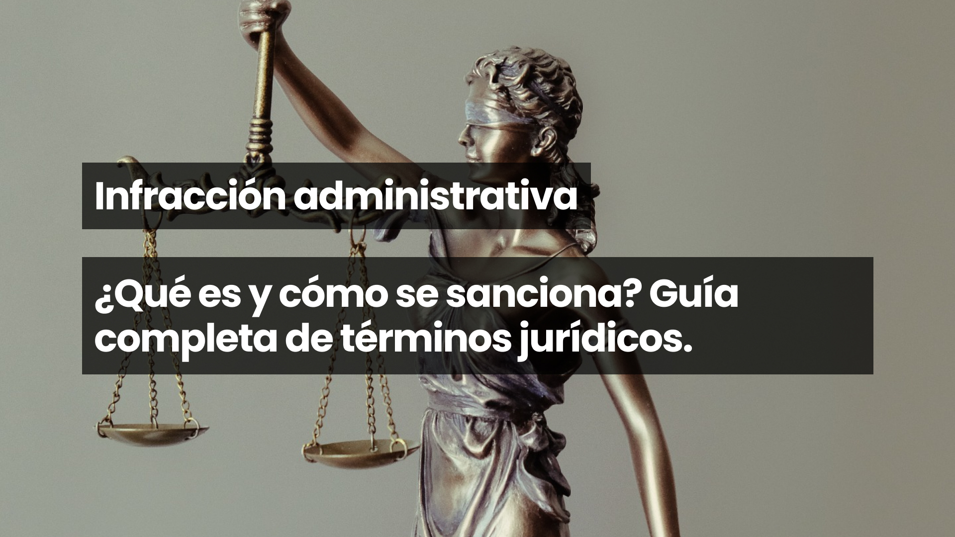 Infracción administrativa