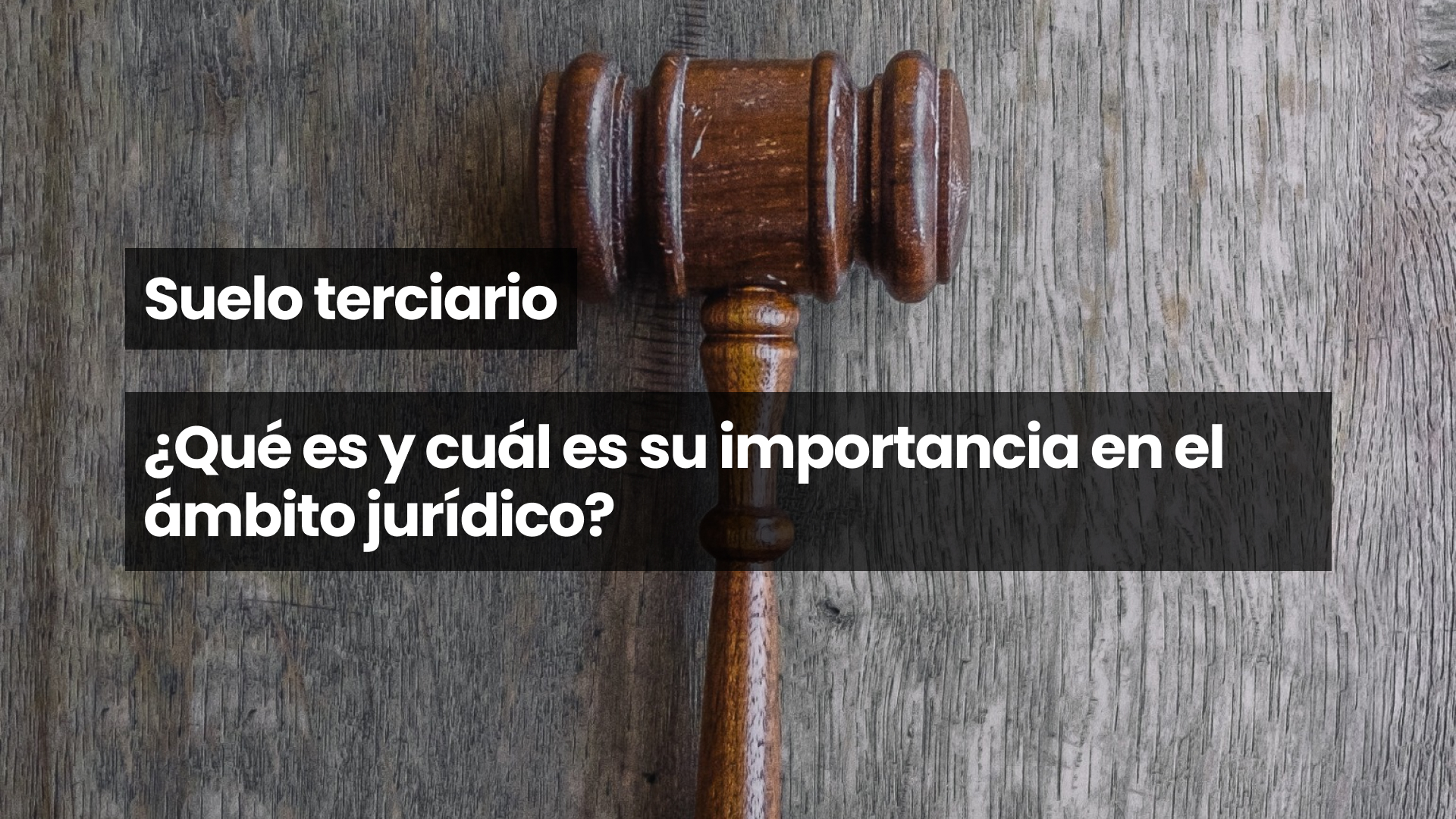 Suelo terciario