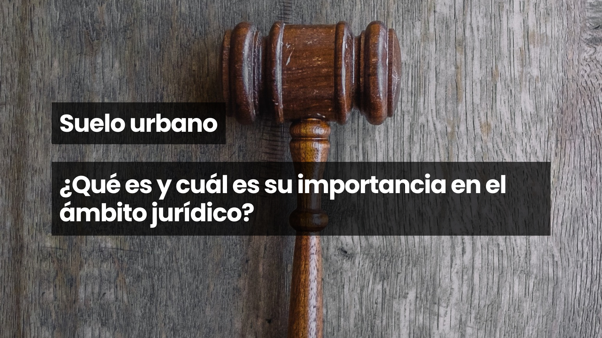 Suelo urbano