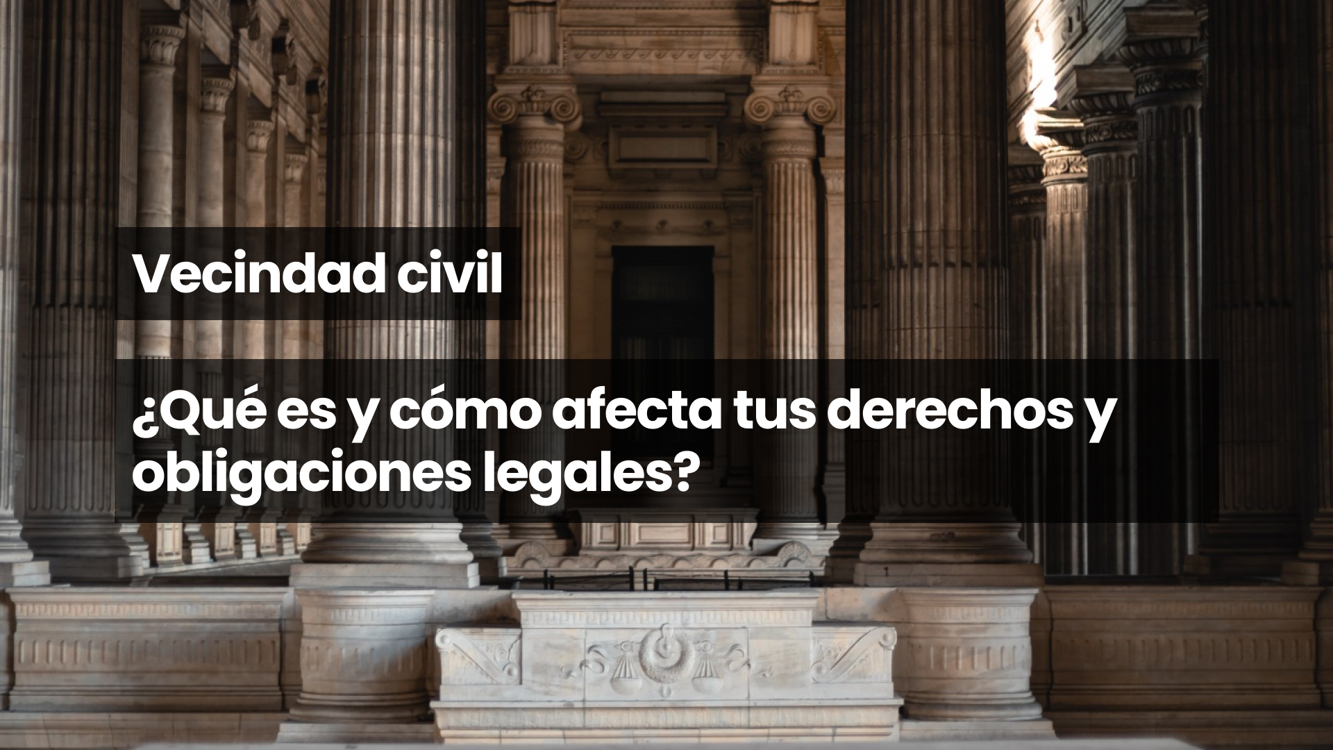Vecindad civil